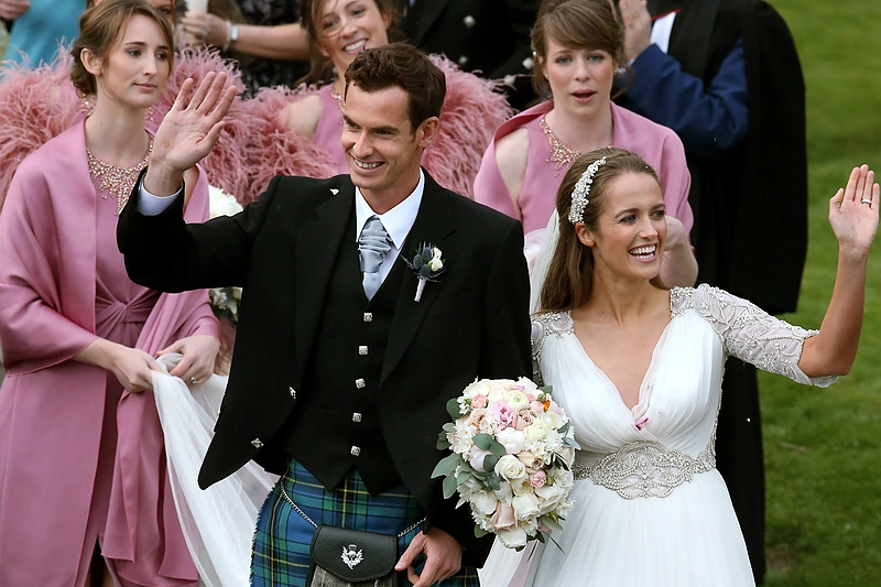 Andy Murray ir Kim Sears