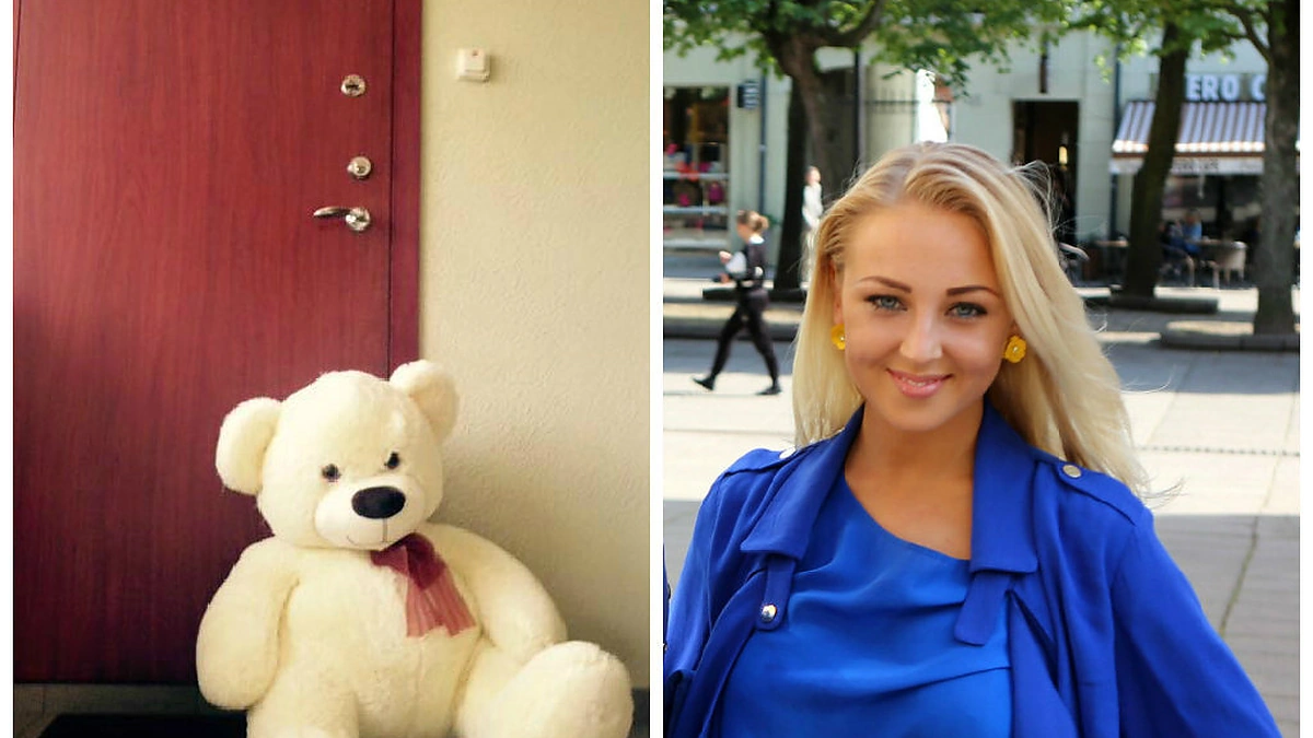 Eglė Straleckaitė dovanų gavo meškiną