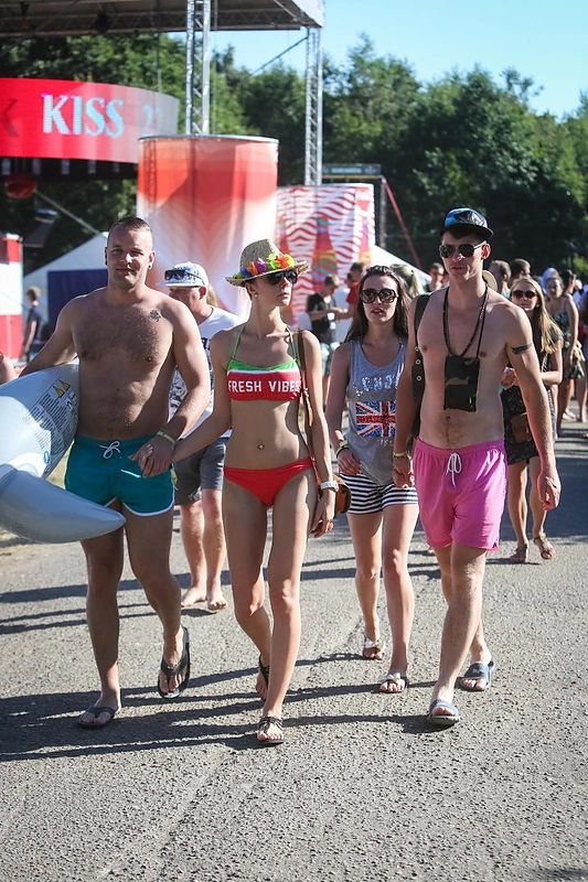 Festivalio „Karklė 2015“ poilsiautojai