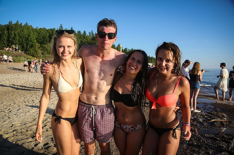 Festivalio „Karklė 2015“ poilsiautojai