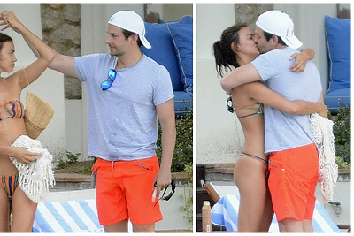 Italijoje atostogaujantys Bradley Cooperis ir Irina Shayk negali atitraukti rankų vienas nuo kito