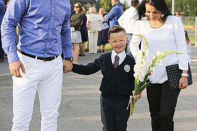 Milisandra ir Algirdas Radzevičiai su sūnumi Roku