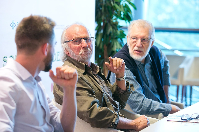 Filmo „Edeno sodas“ spaudos konferencija