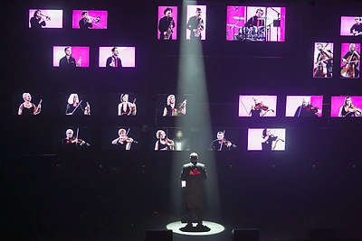 LNK 20-mečio jubiliejaus šventės akimirka