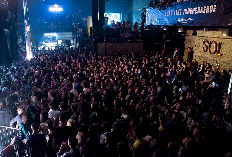 „Glass Animals“ koncerto akimirka