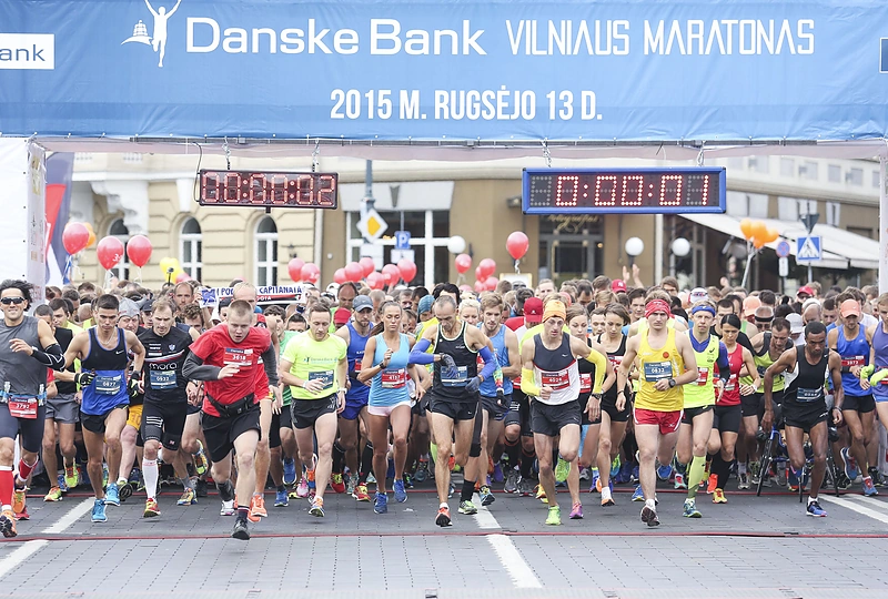 „Danske Bank Vilniaus maratonas“ / Luko Balandžio / 15min nuotr.