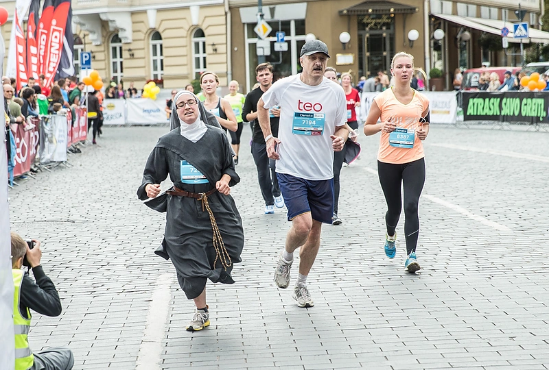 Vilniaus maratone – vienuolė iš Prancūzijos