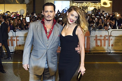 Johnny Deppas ir Amber Heard / „Reuters“/„Scanpix“ nuotr.