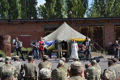 Koncerto Ukrainoje akimirka