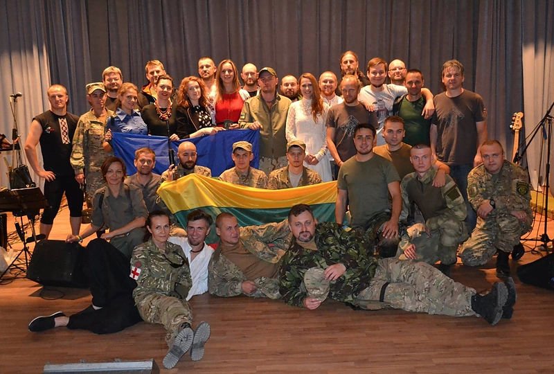 Koncerto Ukrainoje akimirka