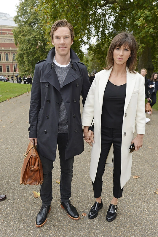 Aktoriai Benedictas Cumberbatchas ir Sophie Hunter