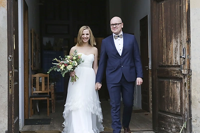 Dainininkė Ieva Narkutė susituokė su kariškiu Mindaugu Šeduikiu