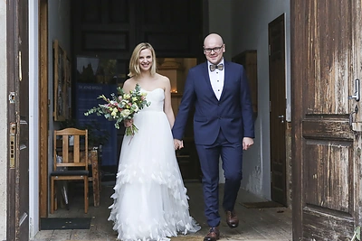 Ieva Narkutė ir Mindaugas Šeduikis / Luko Balandžio / 15min nuotr.