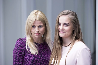 Rūta Mikelkevičiūtė-Remeikienė ir Ieva Krivickaitė