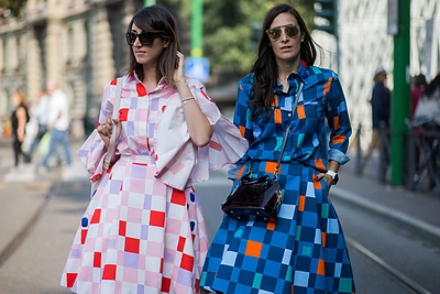 Milano mados savaitės gatvės stilius: itališkos aistros