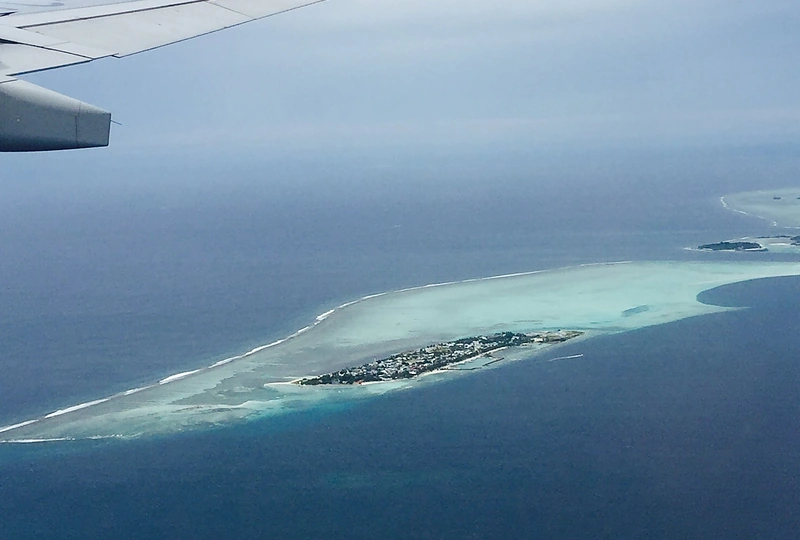 Atostogų Maldyvuose akimirka