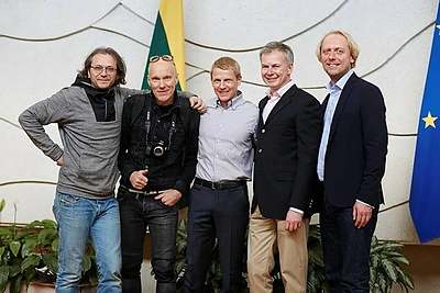 Tomas Kauneckas, Algis Kriščiūnas, Marius Jovaiša, Darius Radzevičius ir Jonas Staselis