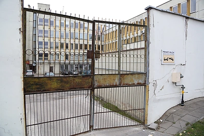 Pastatas, iš kurio penkto aukšto iškrito aktorius Rolandas Boravskis
