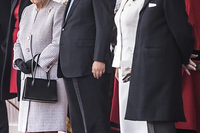 Karalienės Elizabeth II ir Kinijos prezidento Xi Jinpingo susitikimas