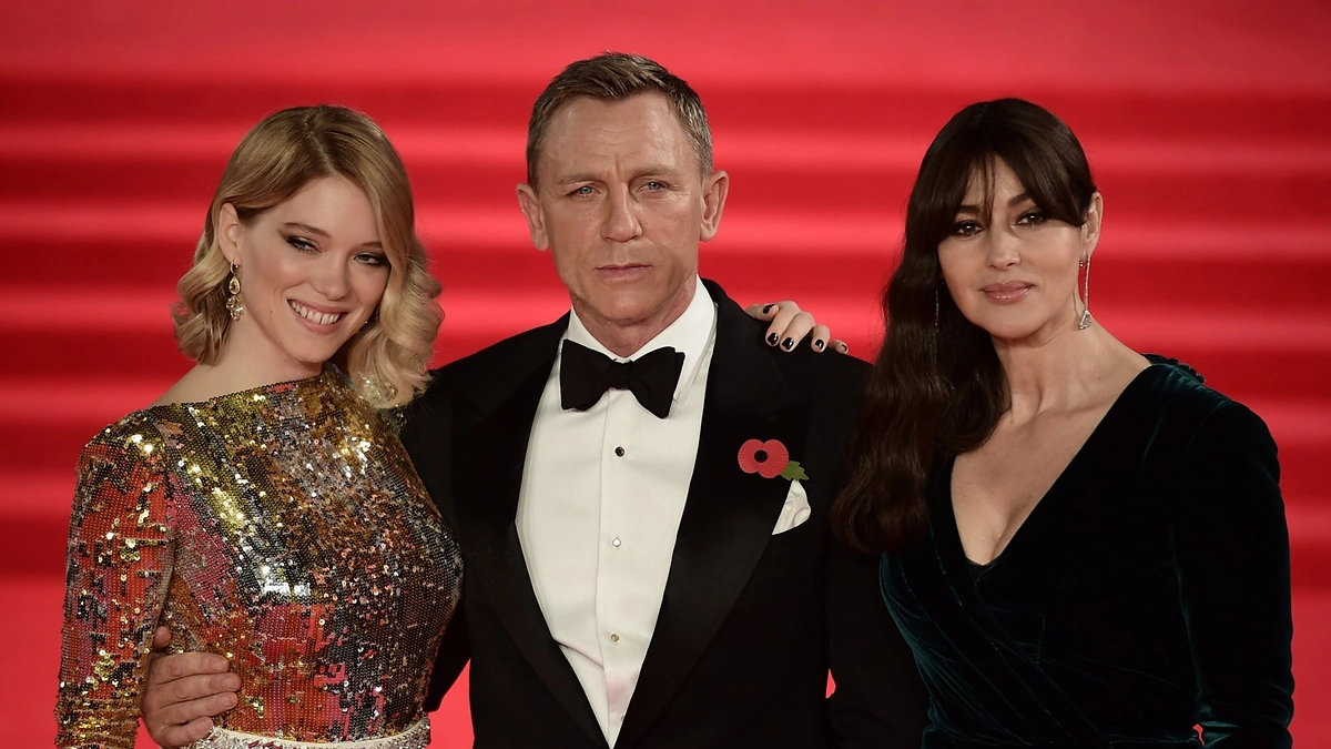 Lea Seydoux, Danielis Craigas ir Monica Bellucci