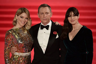 Lea Seydoux, Danielis Craigas ir Monica Bellucci