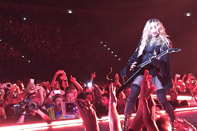 Madonnos koncerto Prahoje akimirka