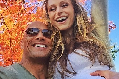 Dwayne'as Johnsonas ir Lauren Hashian