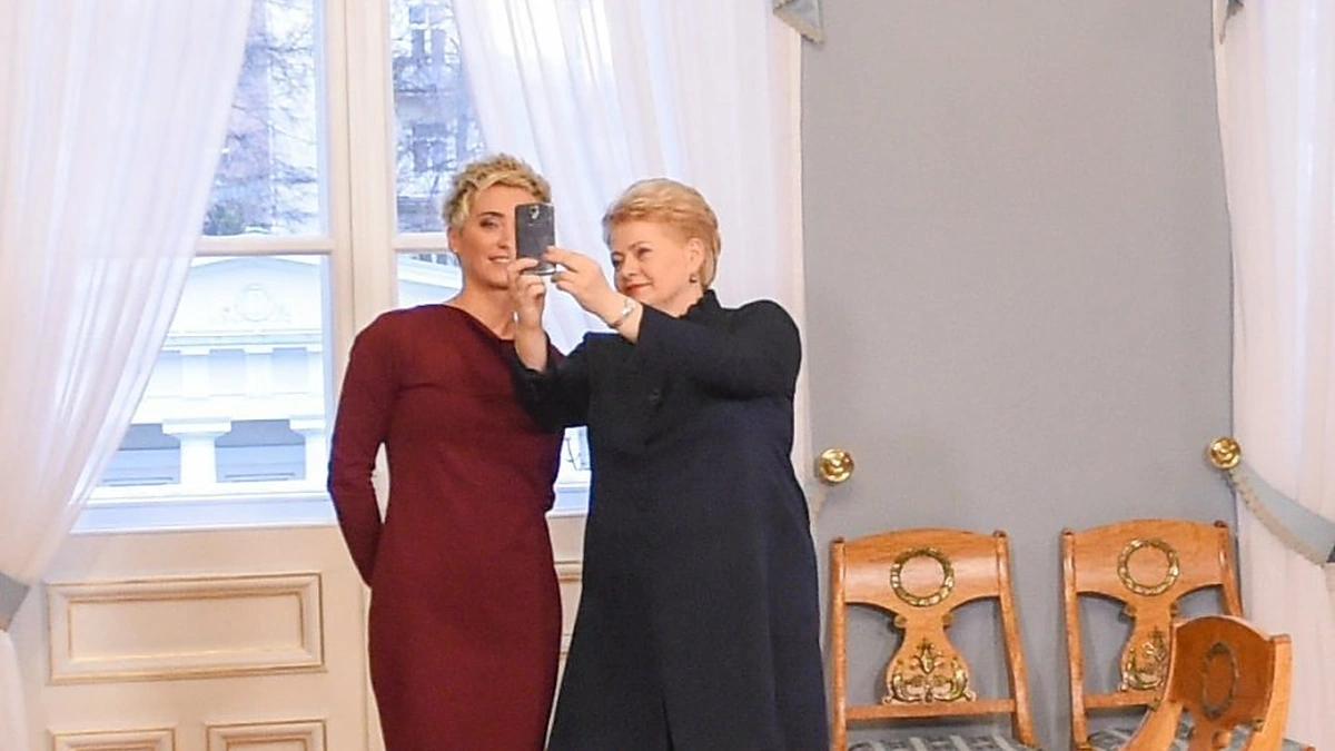Rasa Tapinienė ir Dalia Grybauskaitė
