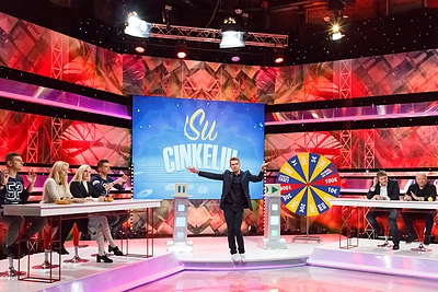 „Su cinkeliu“ filmavimas