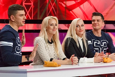 „Su cinkeliu“ filmavimas