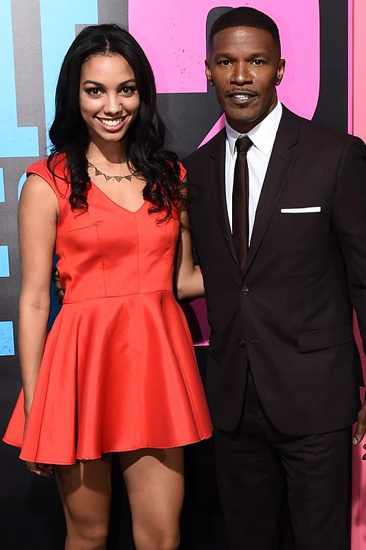 Jamie Foxxas su dukra Corinne Foxx