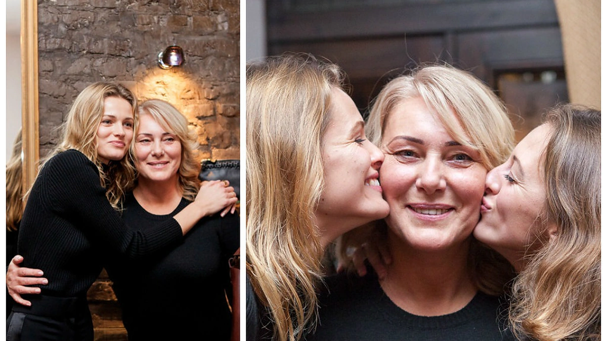Edita Vilkevičiūtė su mama Regina ir seserimi Karolina