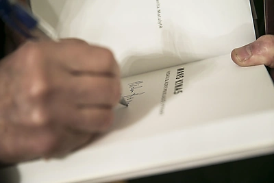 Knygos pristatymo akimirka