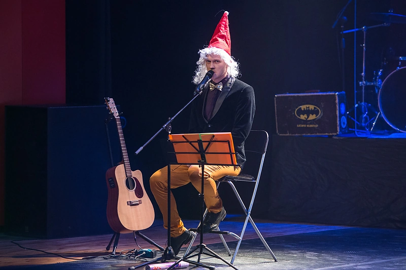 „Liūdnų slibinų“ koncertas su VDU orkestru