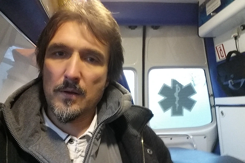 Arvydas Gaičiūnas po avarijos