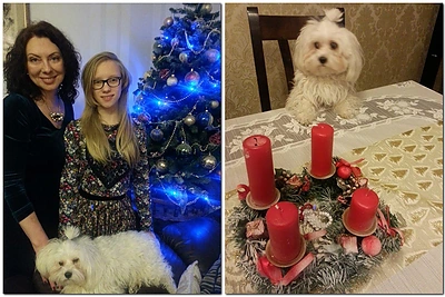 Daiva Tamošiūnaitė Kalėdų neįsivaizduoja be dukros Adelės kepinių ir žemaitiškų patiekalų