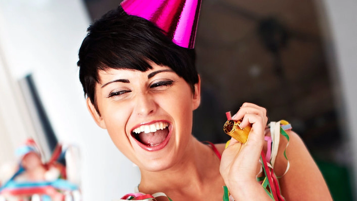 Švenčianti moteris