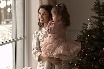 Karina Jeremian-Daniškevičė su dukra Kamila