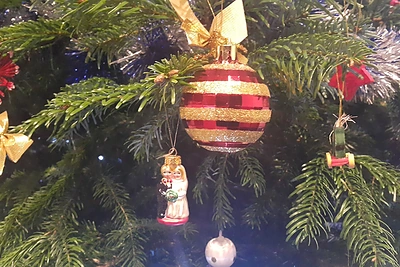 Deivio ir Renatos Norvilų Kalėdų eglės papuošimai