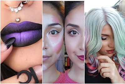 10 ryškiausių 2015-ųjų grožio tendencijų: nuo kontūravimo iki vaivorykštinių plaukų