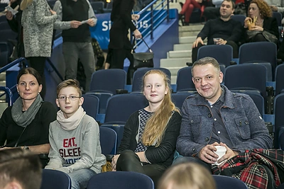 Eligijus Masiulis su šeima