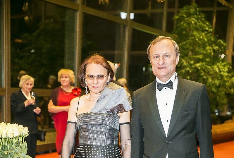 Gintautas Kėvišas su žmona Rūta