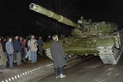 Sausio 13-osios įvykiai / AFP/„Scanpix“ nuotr.