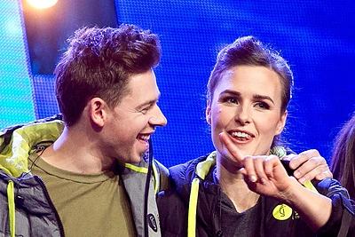 Su Jurgiu Brūzga „Eurovizijos“ atrankoje dainavo jo žmona Akmėja: „Dabar jo laikas ir tegu jis žydi“