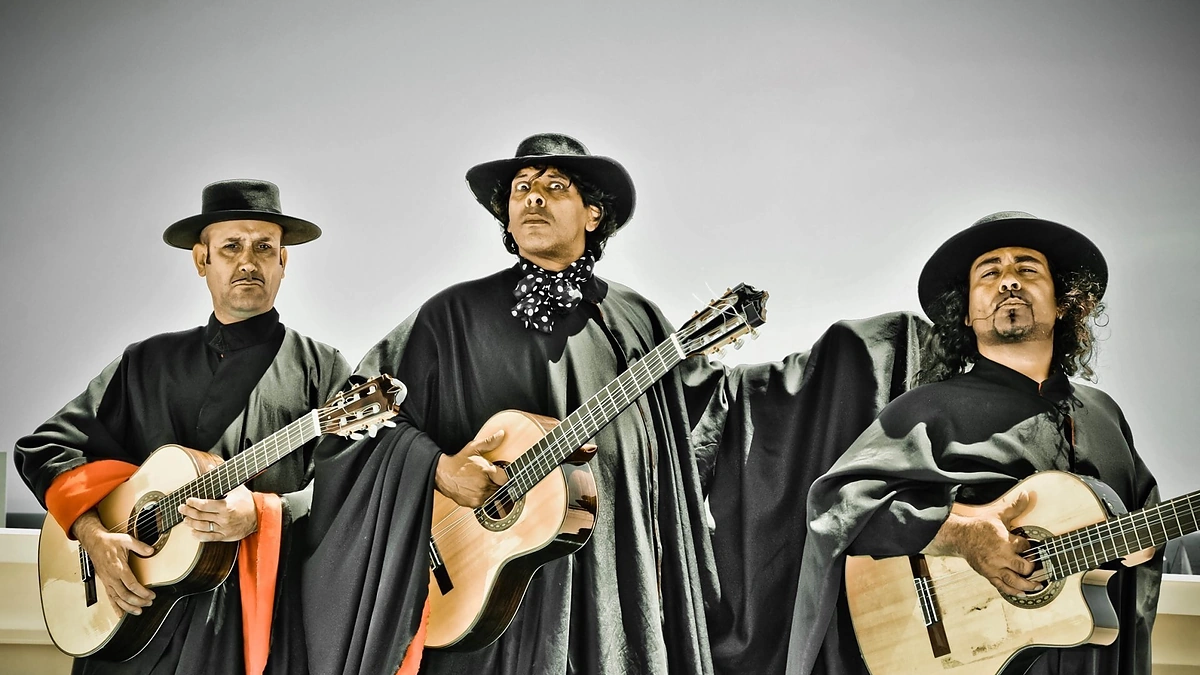 Ispanų trio „Olé!“ pasirodymo akimirka