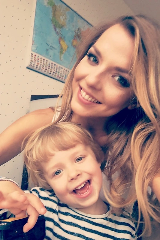 Vaida Skaisgirė su sūnumi Atu