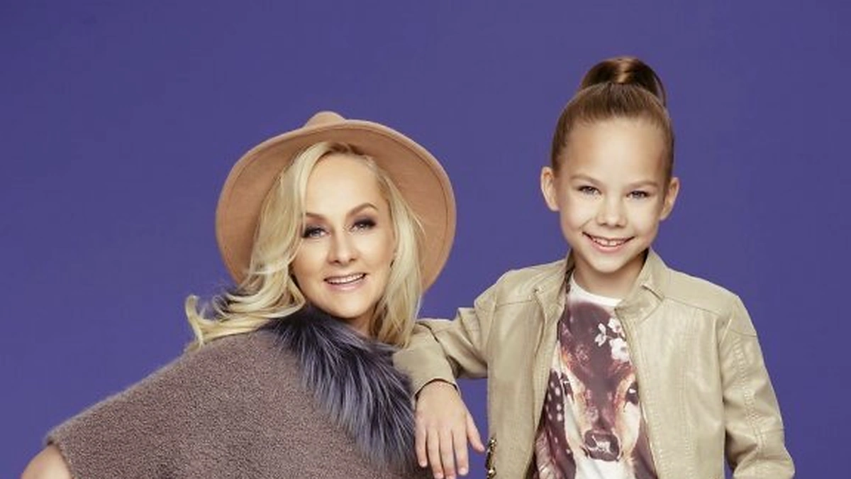 Diana Dargienė su dukra Une