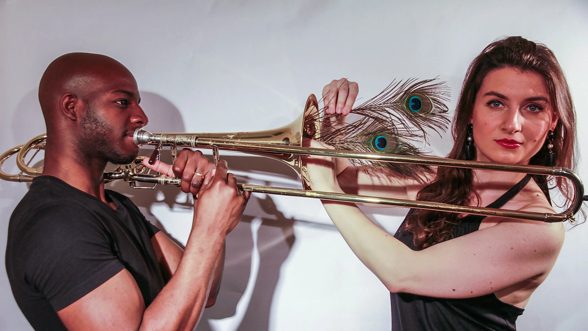Simona Minns su vyru Dorsey