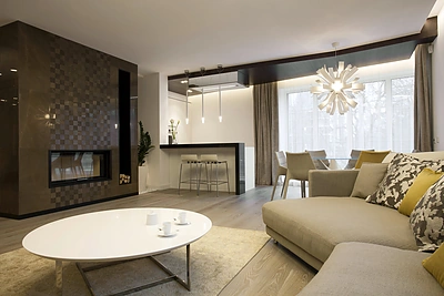 Svetainės interjeras.