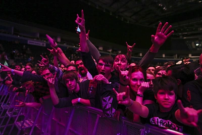 „Slipknot“ koncertas Vilniuje / Irmanto Gelūno / BNS nuotr.